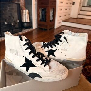 Golden Goose Fancy White and Black